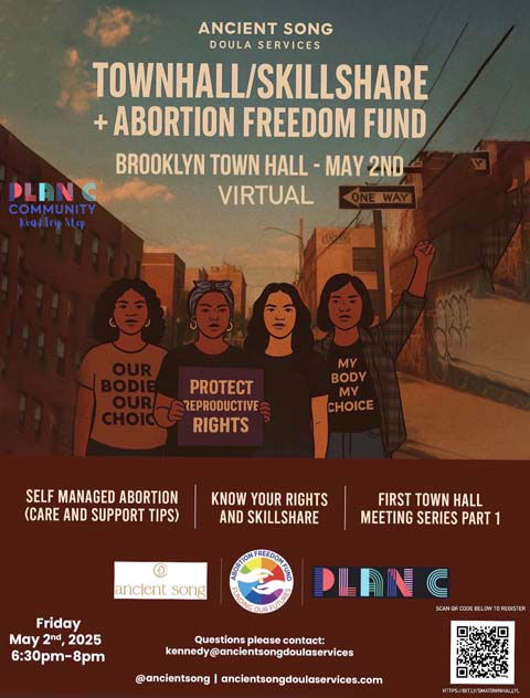 Self-Managed Abortion Townhall and Skillshare