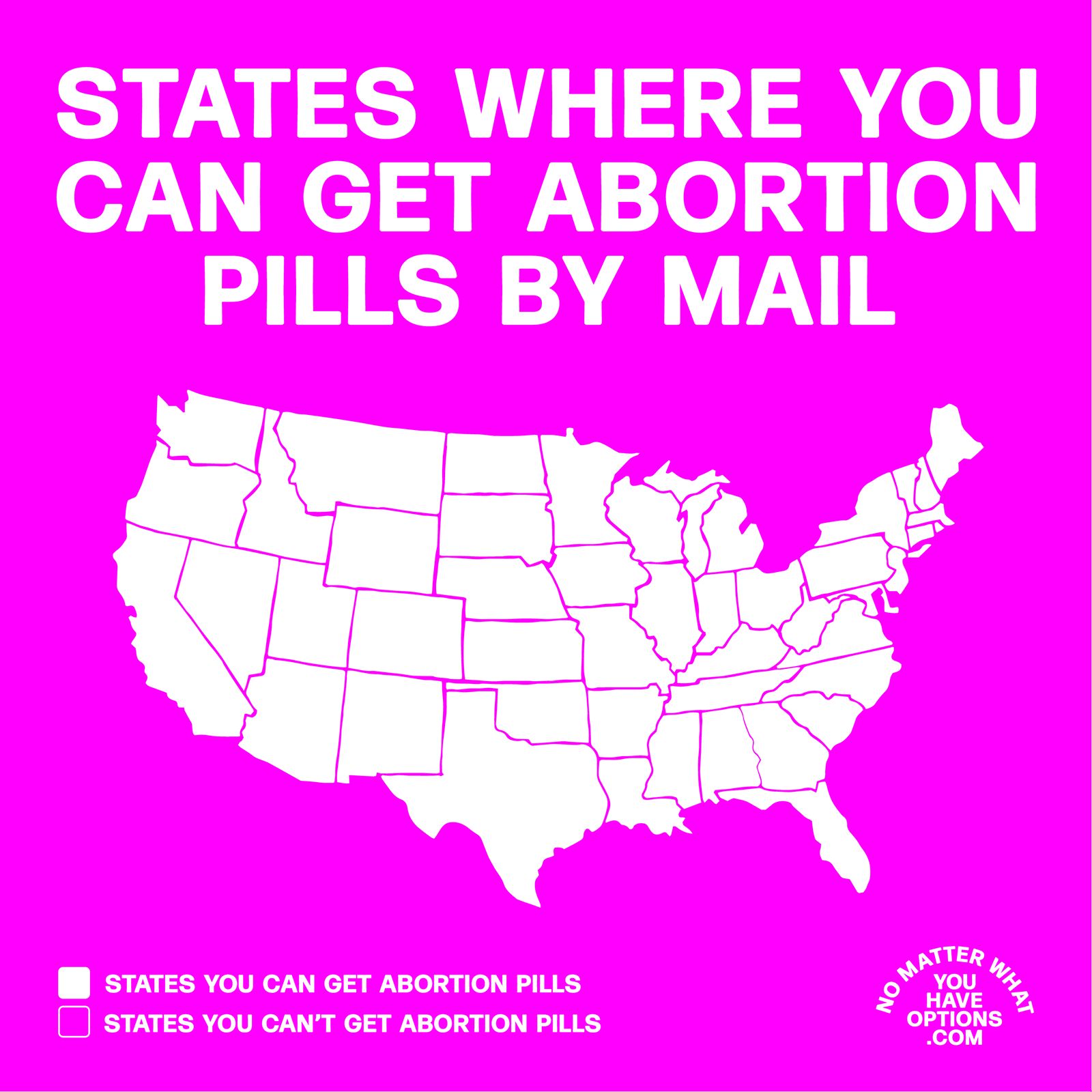 States where you can get abortion pills by mail